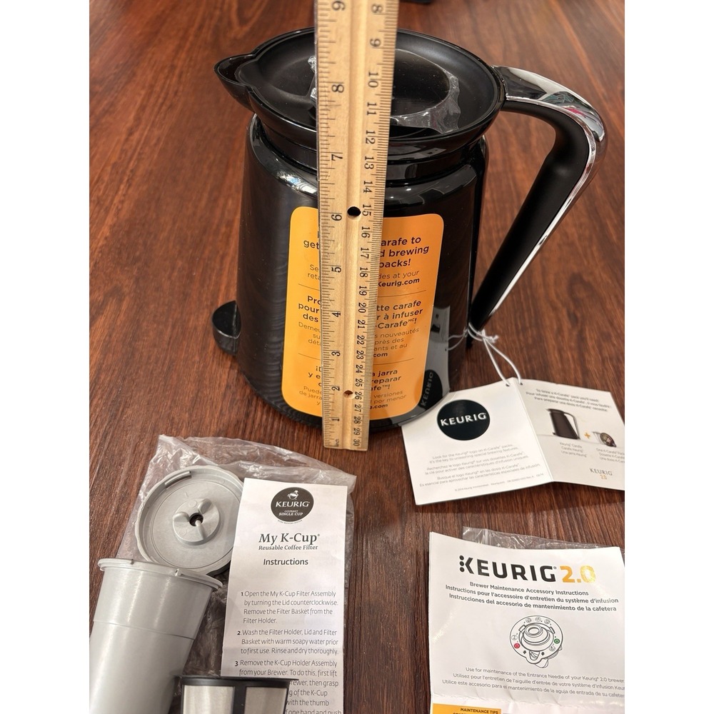 Keurig 2.0 Insulated Coffee Carafe Pot Thermos Universal Pitcher K-Carafe NEW - Picture 2 of 7